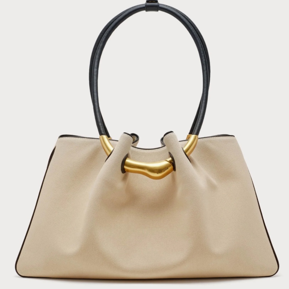 Cult Gaia Asa Canvas Satchel NWOB